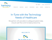 Tablet Screenshot of harmonyhit.com